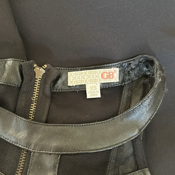 NWT GIANNI BINI Black Halter Mini Dress Womens Size XS - Picture 7 of 11